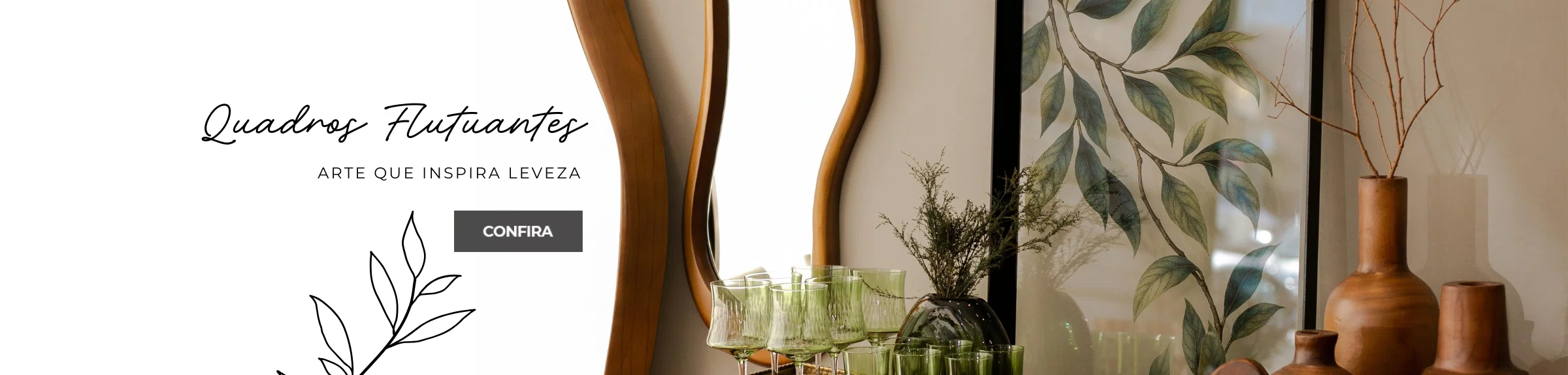 Quadros Flutuantes - Estúdio Flora