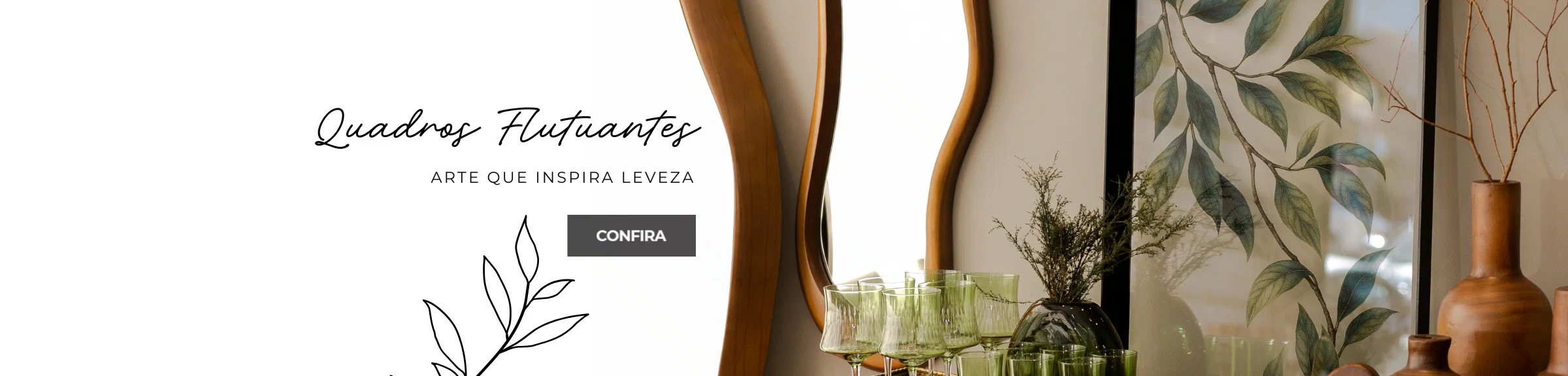 Quadros Flutuantes - Estúdio Flora