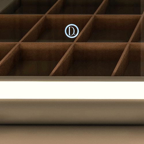 Espelho Decorativo Orgânico Ártemis P, M e G Elegance LED com Botão Touch