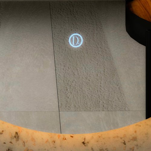 Espelho Decorativo Orgânico Deméter P, M e G Light LED com Botão Touch