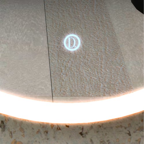 Espelho Decorativo Orgânico Deméter P, M e G Line LED com Botão Touch