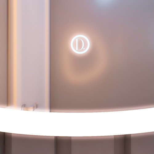 Espelho Decorativo Orgânico Poseidon P, M e G Line LED com Botão Touch