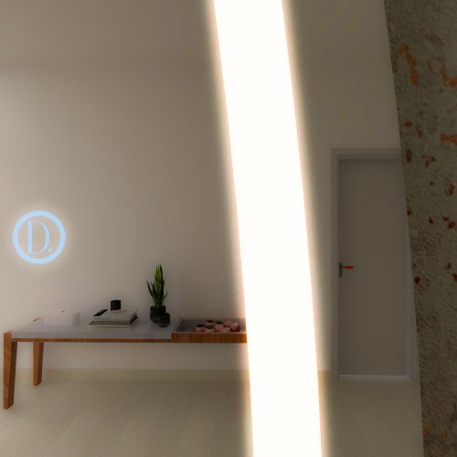 Espelho Decorativo Orgânico Zeus P, M e G Elegance LED com Botão Touch