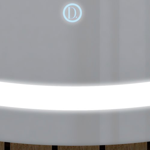 Espelho Decorativo Redondo P, M e G Elegance LED com Botão Touch