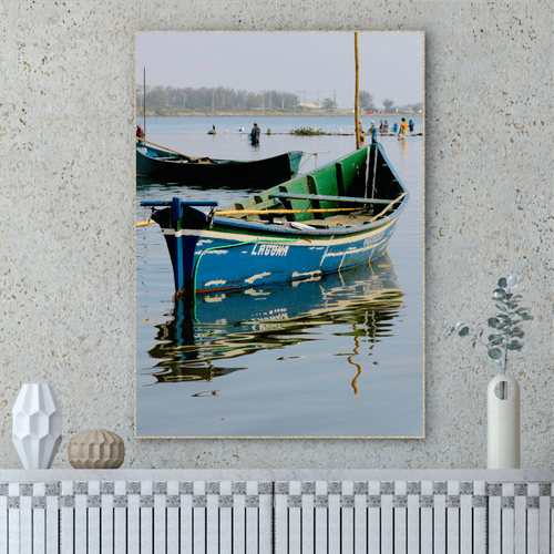 Quadro Barco Laguna Por Cida Hoffmann