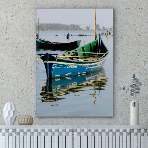 Quadro Barco Laguna Por Cida Hoffmann