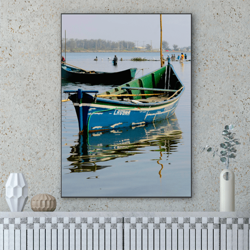 Quadro Barco Laguna Por Cida Hoffmann