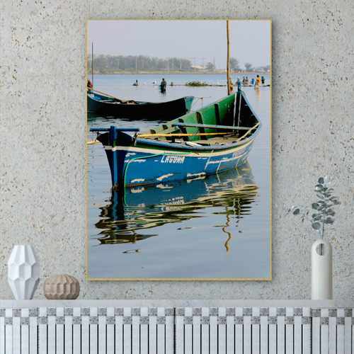 Quadro Barco Laguna Por Cida Hoffmann