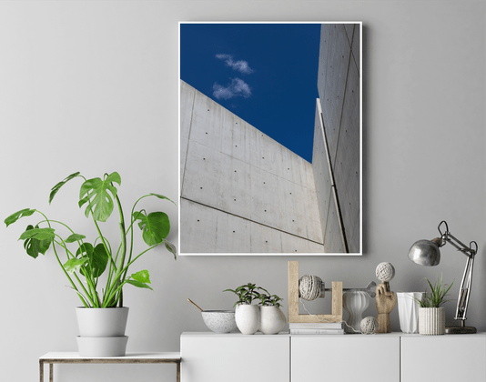 Quadro Céu Azul e Concreto Por Ivan Araújo