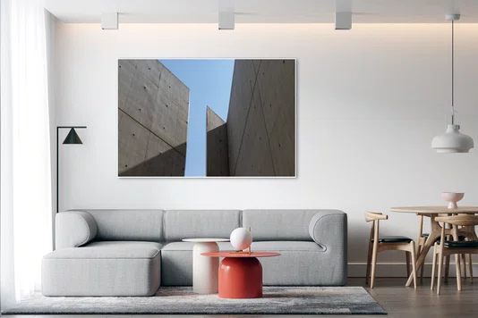 Quadro Céu Azul e Concreto Por Ivan Araújo