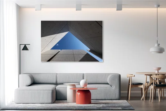 Quadro Céu Azul e Concreto Por Ivan Araújo