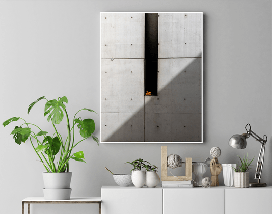 Quadro Chama Permanente do Monumento Nacional do Holocausto Por Ivan Araújo