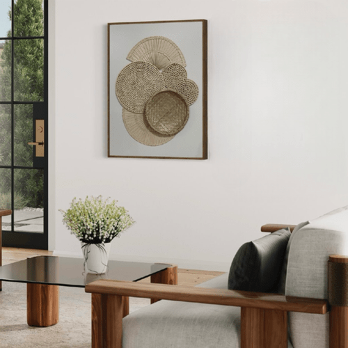 Quadro Decor Palha 05 com Vidro 750x1000mm