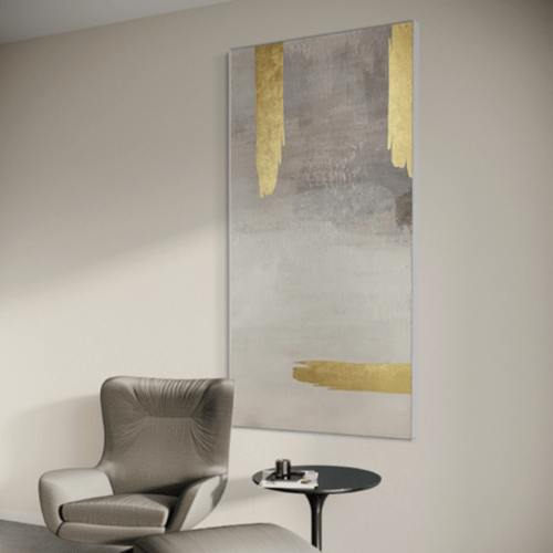 Quadro Degradê Folha de Ouro