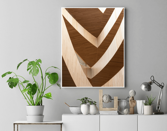 Quadro Detalhes da Biblioteca Central de Calgary Por Ivan Araújo