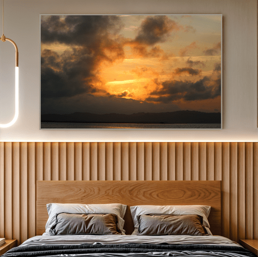 Quadro Lagoa e Sol em Laguna Por Cida Hoffmann