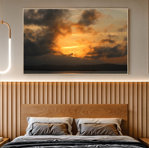 Quadro Lagoa e Sol em Laguna Por Cida Hoffmann