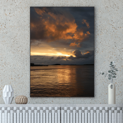 Quadro Nuvens ao Amanhecer Por Cida Hoffmann