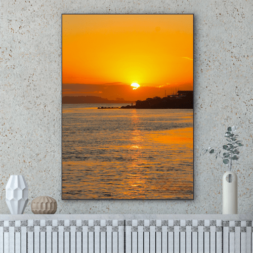 Quadro Sol e Nuvens Por Cida Hoffmann