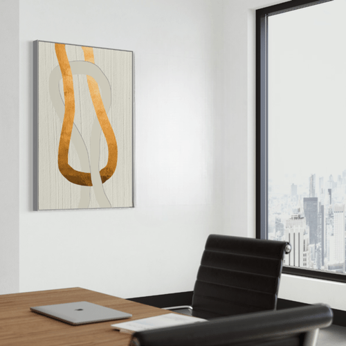 Quadro Nó Folha de Ouro