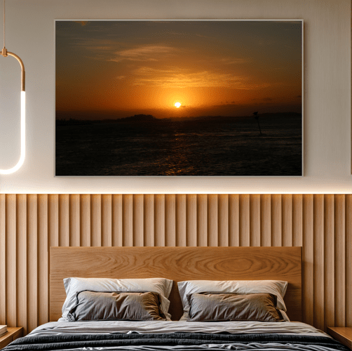 Quadro Luz Sobre a Lagoa Por Cida Hoffmann