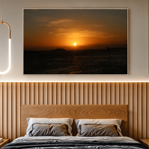 Quadro Luz Sobre a Lagoa Por Cida Hoffmann