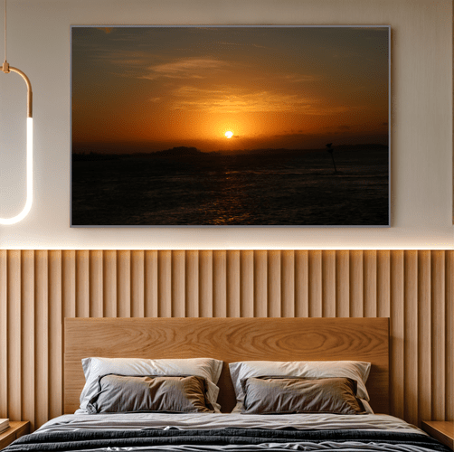 Quadro Luz Sobre a Lagoa Por Cida Hoffmann