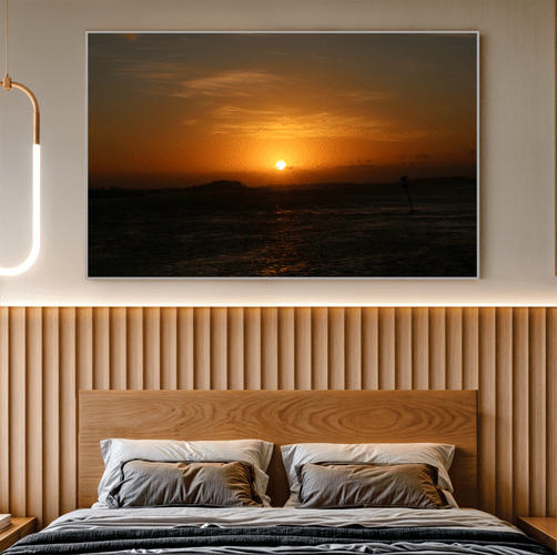 Quadro Luz Sobre a Lagoa Por Cida Hoffmann