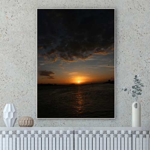 Quadro Luz Sobre a Lagoa Por Cida Hoffmann