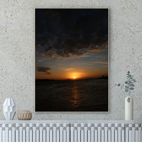Quadro Luz Sobre a Lagoa Por Cida Hoffmann