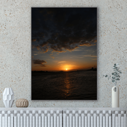 Quadro Luz Sobre a Lagoa Por Cida Hoffmann