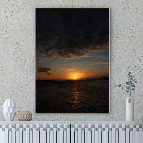 Quadro Luz Sobre a Lagoa Por Cida Hoffmann