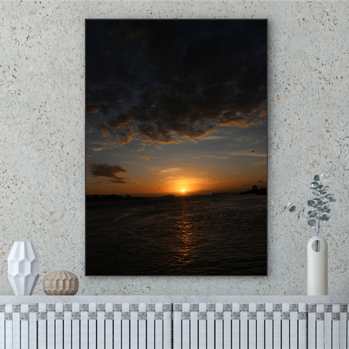 Quadro Luz Sobre a Lagoa Por Cida Hoffmann