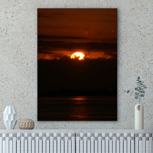 Quadro Sol Poente em Laguna Por Cida Hoffmann