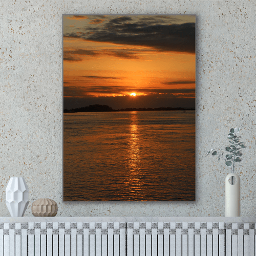Quadro Sol Poente em Laguna Por Cida Hoffmann