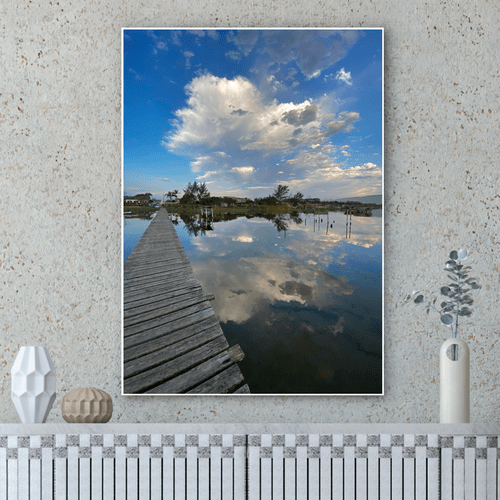 Quadro Trapiche Sobre a Lagoa Por Cida Hoffmann