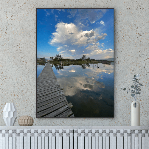 Quadro Trapiche Sobre a Lagoa Por Cida Hoffmann