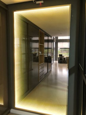 Espelho Decorativo Infinity com LED