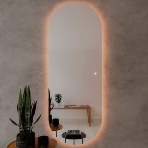 Espelho Decorativo Orgânico Afrodite P, M e G Light LED com Botão Touch