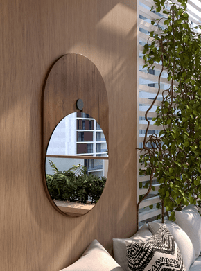 Espelho Decorativo Orgânico Alaska com Moldura 620x950mm