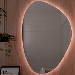 Espelho Decorativo Orgânico Apolo P, M e G Light LED com Botão Touch
