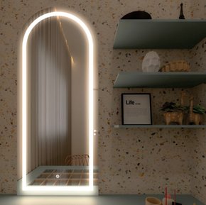 Espelho Decorativo Orgânico Ártemis P, M e G Elegance LED com Botão Touch