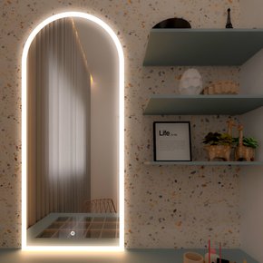 Espelho Decorativo Orgânico Ártemis P, M e G Line LED com Botão Touch