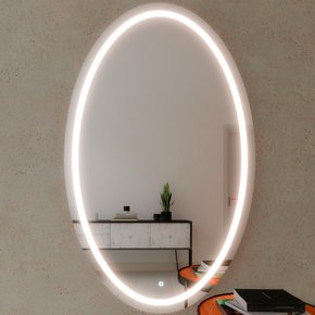 Espelho Decorativo Orgânico Deméter P, M e G Elegance LED com Botão Touch