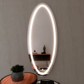 Espelho Decorativo Orgânico Hera M e G Elegance LED com Botão Touch