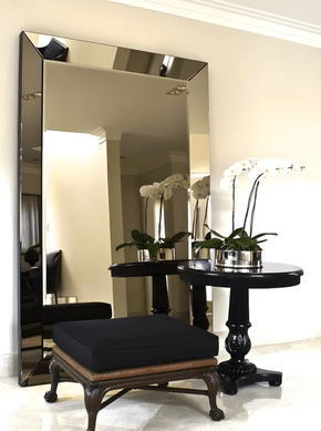 Espelho Decorativo Reto Elite 02 com Moldura em Espelho