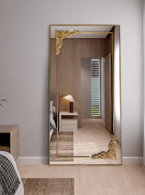 Espelho Decorativo Reto Elite 04 com Moldura 1020x2020mm