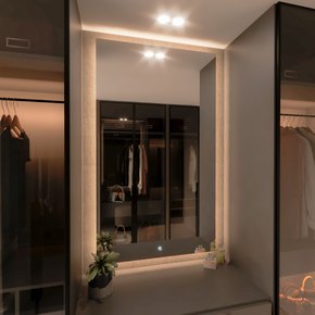 Espelho Decotarivo Retangular Light LED com Botão Touch