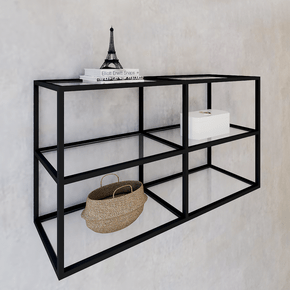 Estrutura Bancada Aérea Industrial com Prateleira 1478x778mm