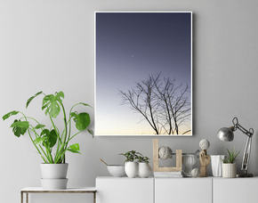 Quadro Anoitecer na Região da Serra da Moeda Minas Gerais Por Ivan Araújo